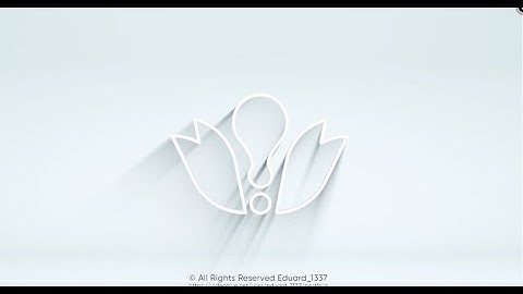 Light Particle Logo Reveal | After effects templates free