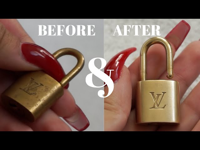 LOUIS VUITTON LOCK & KEY PADLOCK - COMES POLISHED! FITS ALL