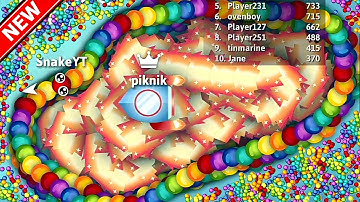 Pro Giant Snake Vs Troll Tiny Snake! Snake.Io