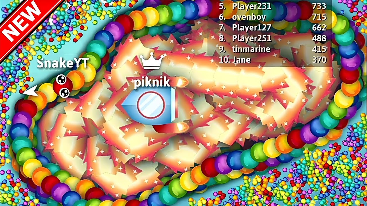 Pro Giant Snake Vs Troll Tiny Snake! Snake.Io