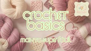 Manta fácil, versátil y ajustable / Step-by-step easy, versatile, and adjustable crochet blanket