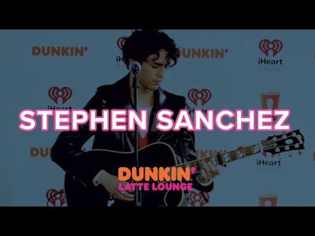 Stephen Sanchez Performs At The Dunkin Latte Lounge!