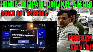 Honda Original Digipad Car Stereo Touch Not Working | Honda City | Amaze | WRV | Anil Car Audio