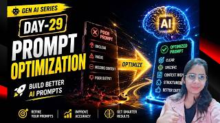 Day 29: Prompt Optimization 🚀 | Build Better AI Prompts 🧠 | Beginner to Advanced Gen AI