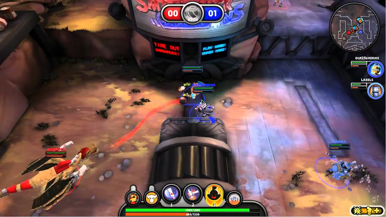 Smashmuck Champions Brutus gameplay