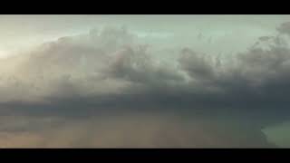 Lightning Flashes as 'Supercell' Forms During Tornado-Warned Storm in Texas