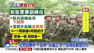 役男金馬獎來了! 國防部:軍事訓練役下部隊│中視新聞 20210927