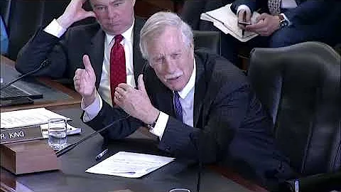 Senator King's Testimony in Seapower Subcommittee Hearing -- March 27, 2019