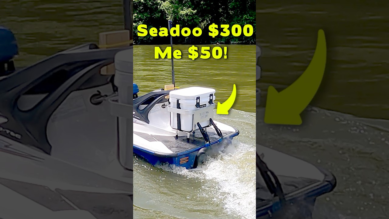 Seadoo wants $389 For This ... I Laser Welded It For $50!  #xtoolmetalfab  #makingstuff