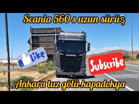 SCANİA 560 S İLE ANKARA - TUZ GÖLÜ - NEVŞEHİR YOLU !!! | EFSANE TIR YAPMIŞLAR !!! KENDİ GİDEN TIR !!