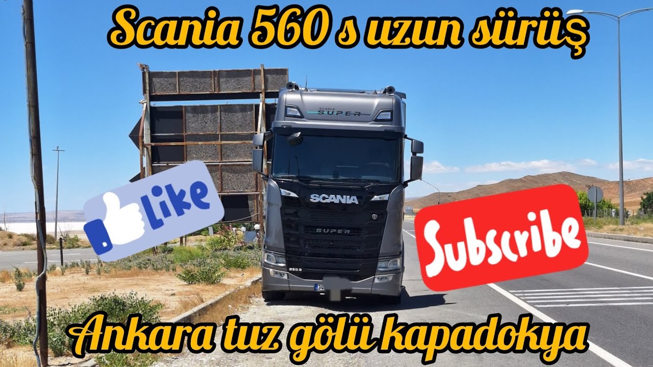 SCANİA 560 S İLE ANKARA - TUZ GÖLÜ - NEVŞEHİR YOLU !!! | EFSANE TIR YAPMIŞLAR !!! KENDİ GİDEN TIR !!