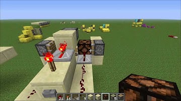 Simple Minecraft Redstone Ceiling Lamp Switch