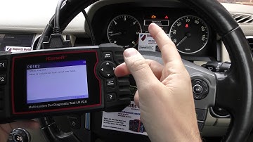 iCarsoft LR v2.0 Demonstration Review Check Engine Light Land Rover Jaguar Reset P0102