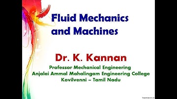 FM 9.1 Flow through pipes - I