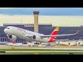 (4K) Beautiful Evening Heavy Departures at Chicago O'Hare Airport