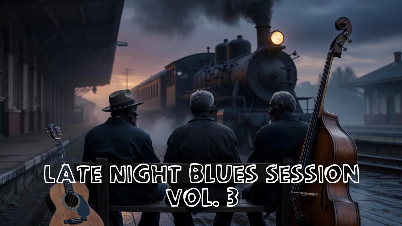 Late Night Blues Session Vol. 3 🎸 Midnight Slow Delta Blues & Relaxing Guitar Vibes