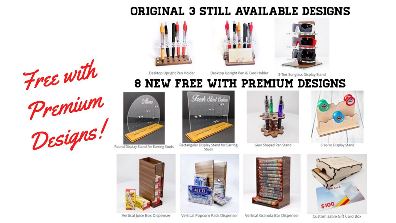 Free with Premium Designs Update (You can now try one of my files with premium)