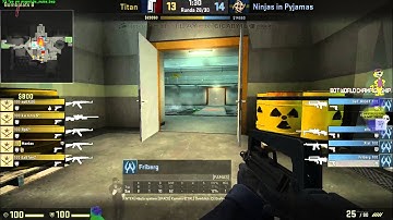 CS:GO Bot World Championship 2015 April 30th (Titan vs. NiP) - 3 / 8