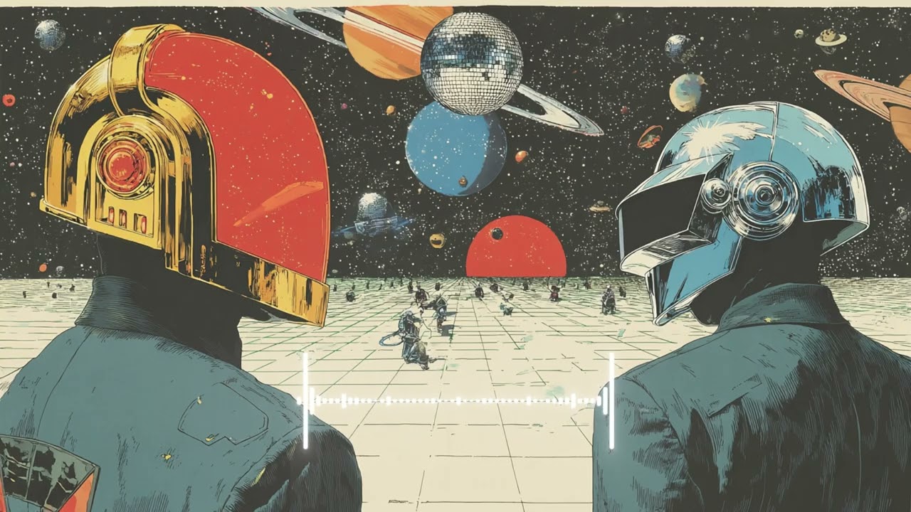 Daft Punk Galactic Vibrations🪩🤖 | Chill Disco, Electro Funk, Neo Soul, Retro Groove Playlist