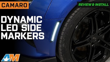 2016-2024 Camaro Dynamic LED Side Markers; White; Smoked Review & Install