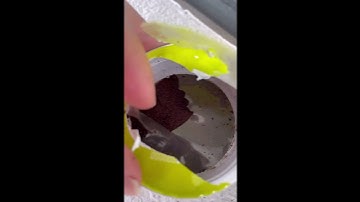 Inside a coffee capsule