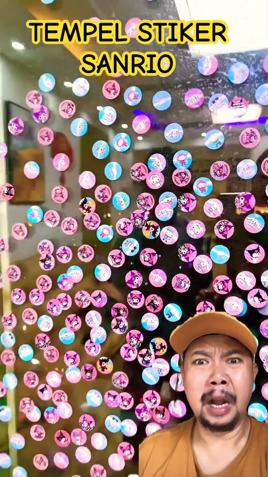 MAINAN TEMPEL STIKER SANRIO!? #funny #shortsfeed #comedy #lucu #satisfying