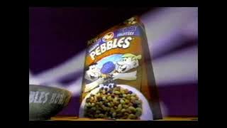 Publicité Anglo Post Pebbles Berry Blue Fruity 1994