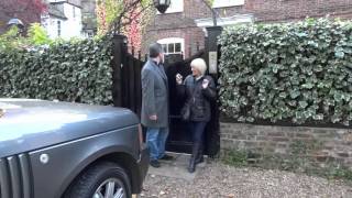 George Michael leaving his home for the Royal Albert Hall