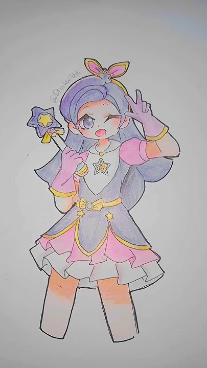 Download lagu Gambar karakter Purple star🌟 dari Rainbow Bubblegem #drawing #rainbowbubblegem