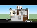 25x50 2 Floor 3D Modern House Design | 2 Floor House Design | Gopal Home Decor