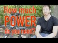 How much POWER does an ebike need?