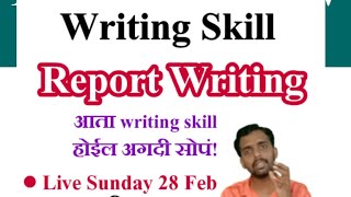 Report Writing for 10th & 12th class
