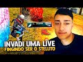 INVADI LIVE DE SALA X1 DOS CRIAS FINGI SER O STELUTO - FREE FIRE