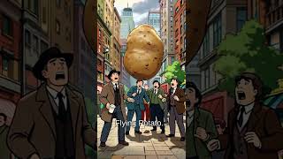 Giant Flying Potato in UFO files #animation #weirdcomedy #appleboy #cartoons #absurd