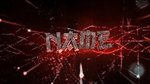 Free Red Intro Template [Cinema 4D, After Effects]