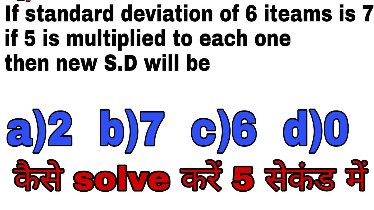 Properties of |standard deviation|,|Mean|,|varience|. Course 4 force