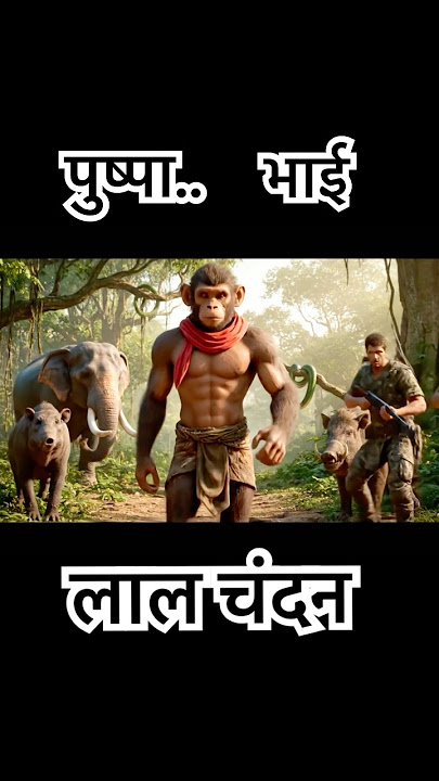 #ai #pushpa #tiktok #viral #trending #bandar #monkey