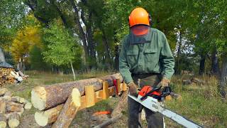 Sturdy Sawbuck for Cutting Firewood