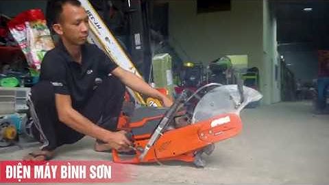 Máy Cắt Bê Tông Cầm Tay Thụy Điển Husqvarna K970 Hàng KHỦNG Lưỡi 350mm