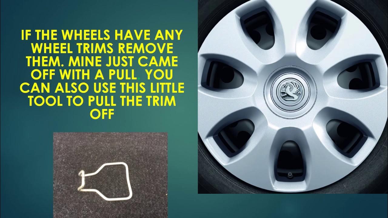 Vauxhall Meriva changing your wheel YouTube