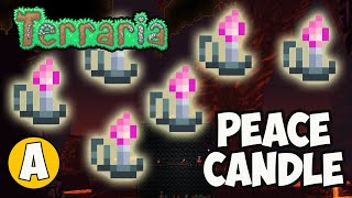 Terraria how to get Peace Candle (EASY) | Terraria Peace Candle