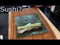 Sushi Abomination 1 - Sardine, Mozzarella, Cucumber