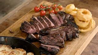 Mash direct - bbq t bone steak with garlic butter