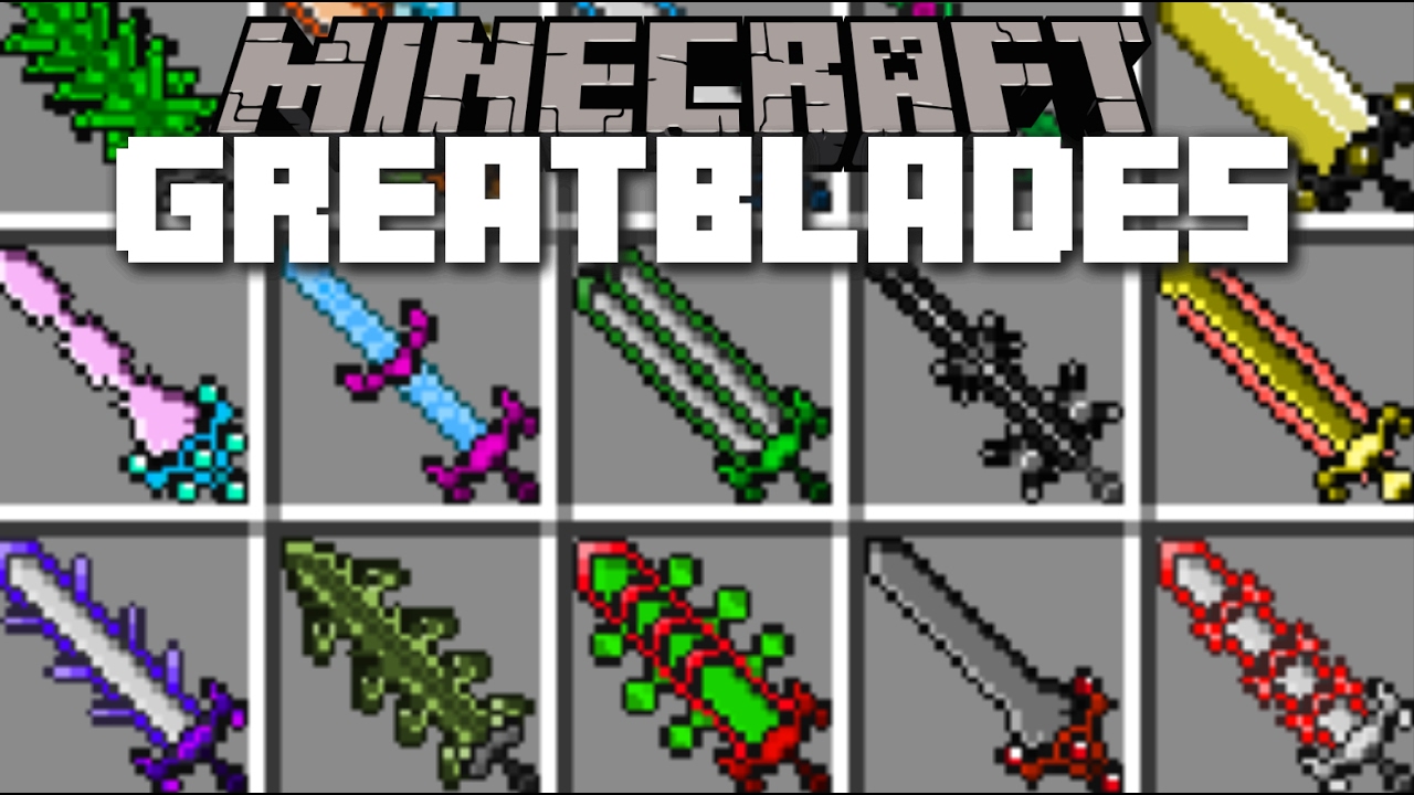 Minecraft Greatblades Mod Fight With Giant Swords And Become Invincible Minecraft Youtube