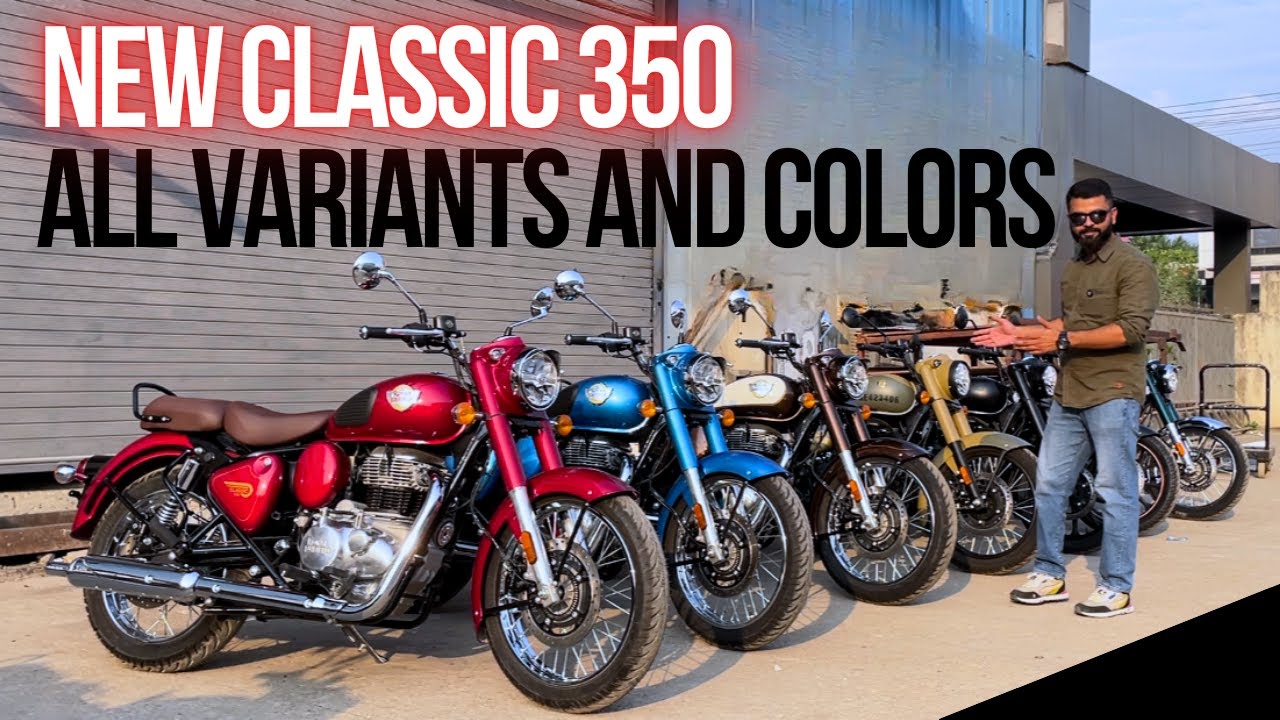 New Royal Enfield Classic 350 All Variants & Colors | Motorxone