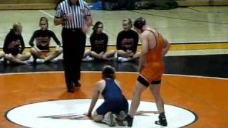 Josh Wrestling For Cedar Rapids Prairie Varsity At 189Lbs Vs Cr Xavier