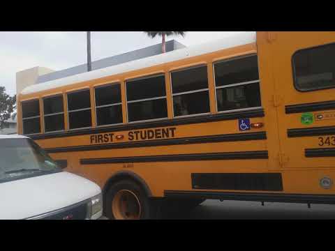3 years old boy ride the school bus US preschooler ride schoolbus ASMR 스쿨버스 미국스쿨버스 baby