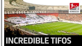 Stunning Derby Tifos in Bundesliga 2 screenshot 1