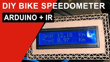 DIY Bike Speedometer and Trip Meter Arduino and IR Sensor