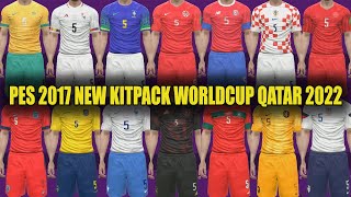 PES 2017 NEW KITPACK WORLDCUP QATAR 2022